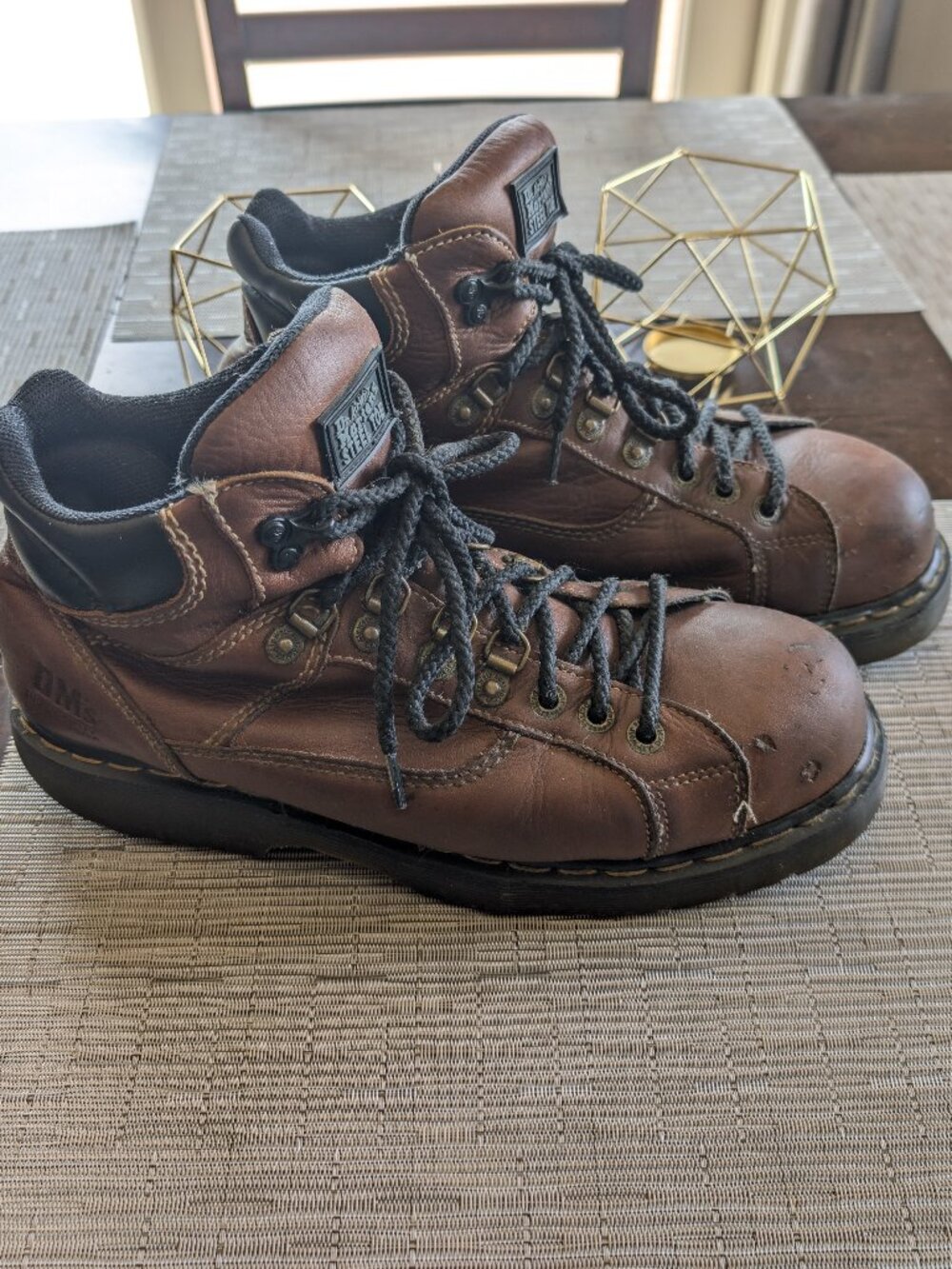 Dr. Marten air wair steel toe boots US 12